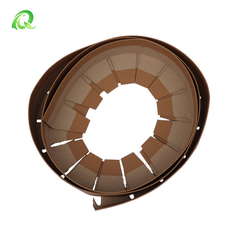 3*70*70mm,round edge protectors,Coil cardboard corner protector