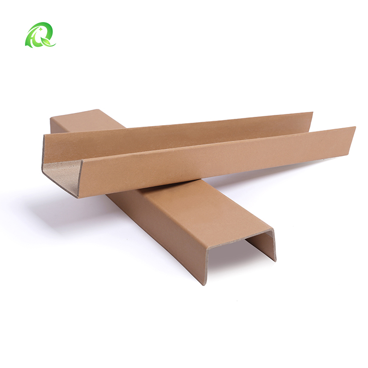 U-shaped brown paper corner protector, waterproof Edge Protectors,  factory price